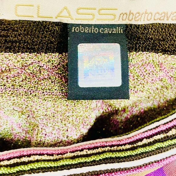 Class Roberto Cavalli Multicolor Floral Halter Dress XXS - Picture 3 of 11